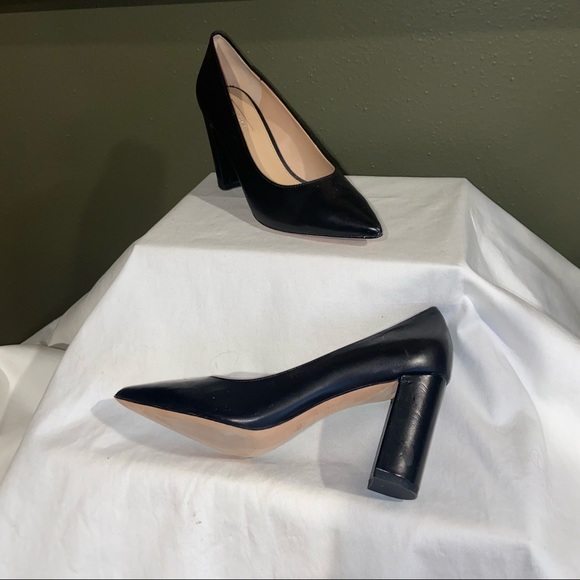 Antonio Melani black leather heels - Picture 2 of 2